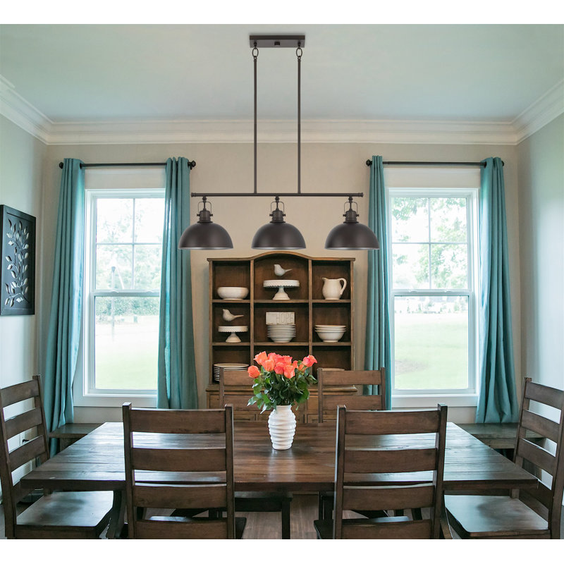 Tazewell 3 - Light Kitchen Island Pendant, Oil Rubbed Bronze