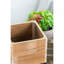 Ensemble de 2 boîtes en bois récupéré avec support en fer noir, L: 11 x 11 x 29,5 po: 8,5 x 8,5 x 21,5