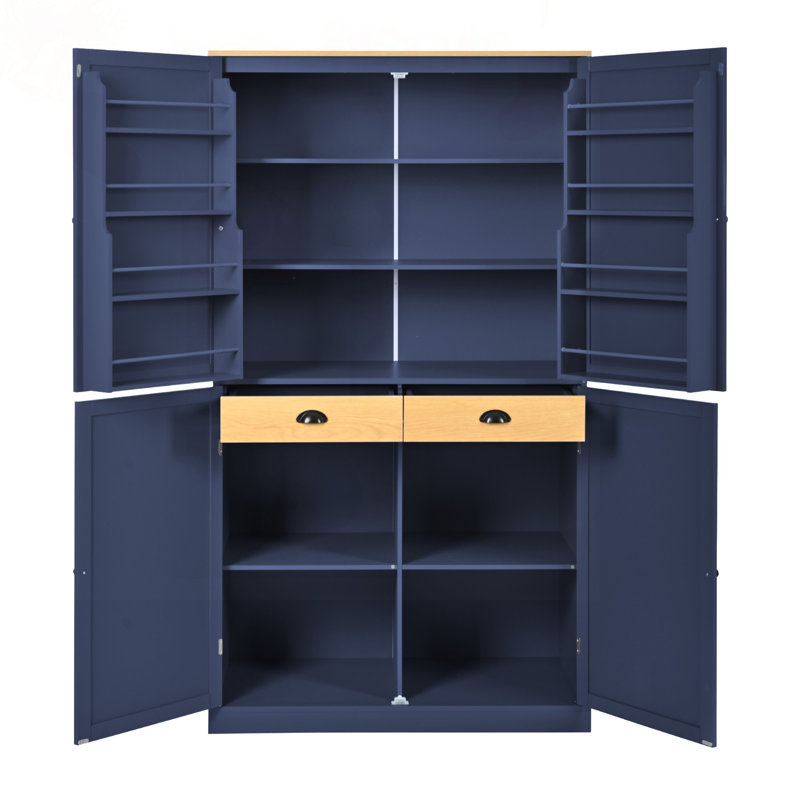 Grand garde-manger autoportant de 40,2 x 20 po avec 8 tablettes de porte