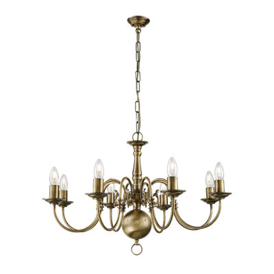 Halle 8 - Light Shaded Chandelier