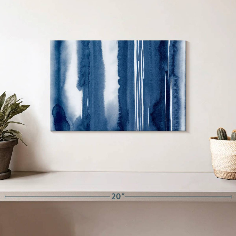 Étude de couleur indigo Avery, H 8 po x l 12 po