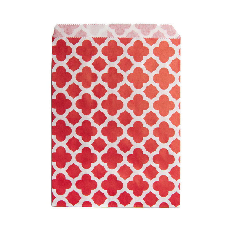 Paper Food Bag, Red