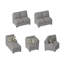 Canapé modulaire 5 pièces Anousheh