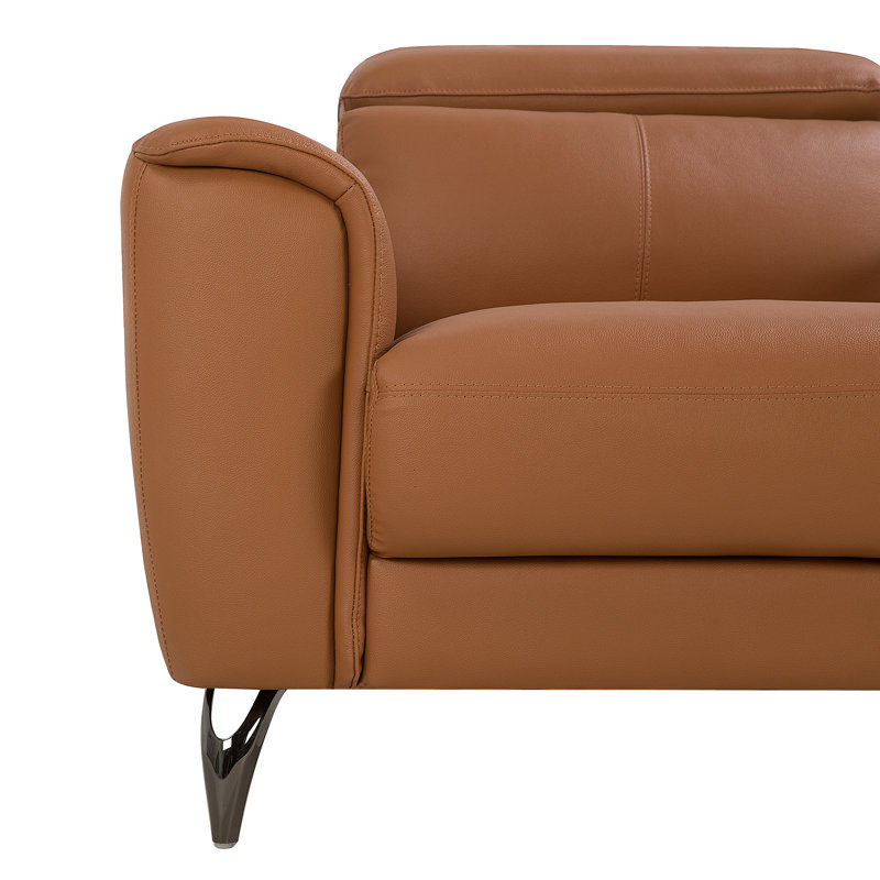 Heilman Faux Leather Sofa