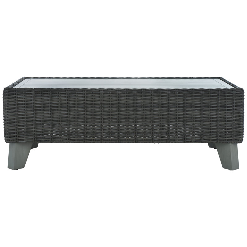 Margarita Outdoor Coffee Table, Dark Gray