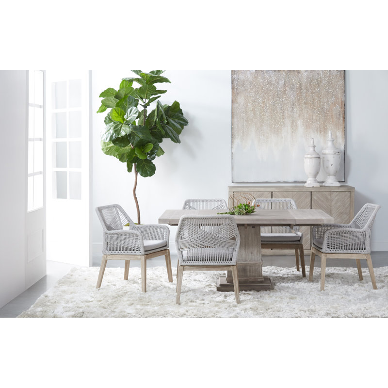 Thirsk Extendable Dining Table, Natural Gray