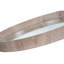Maderia Wood Flat Wall Mirror