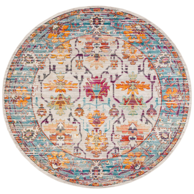 Aponte Performance Oriental Rug, Round 7'
