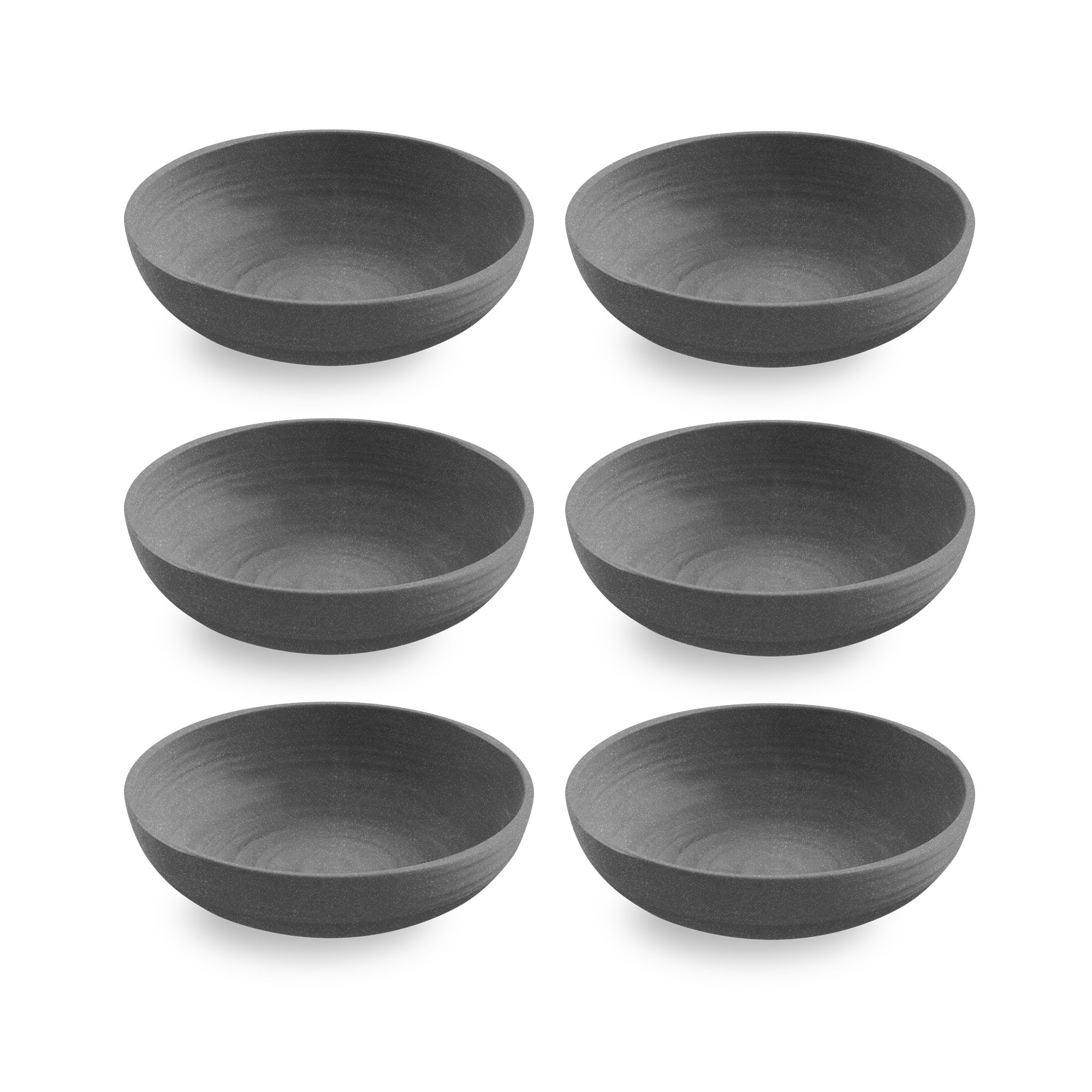 Denver Melamine Pasta Bowl, Gray