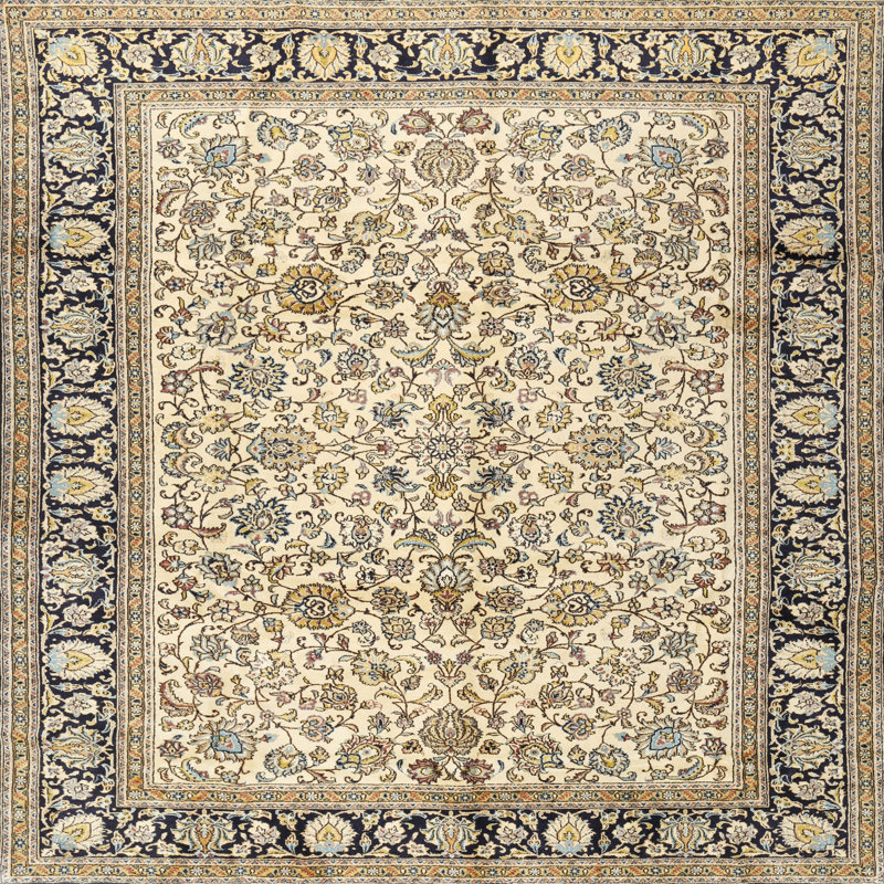 Chestang Oriental Indoor Rug, Square 4'