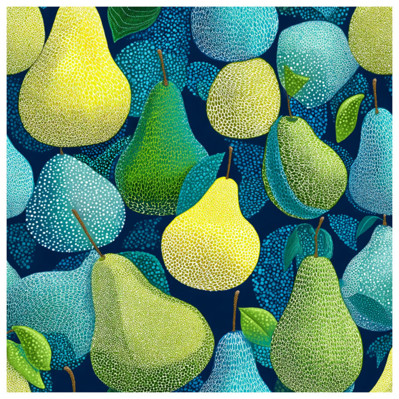Rideaux transparents et occultants Pears, 50" x 92" - 1 Panel, Transparent