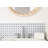 Metro Dog Bone Basketweave 0.92 In. X 2.26 In. Porcelain Basketweave Mosaic Wall Tile-87873731