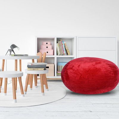 Fauteuil à billes 3 pi. Pour le plaisir des adultes. Lavable. Rempli de mousse. Double fermeture à glissière. Chaise Made, pour la détente. Confortable. Memory Double-Stitched.