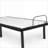 Twin Long Metal Adjustable Bed Frame with Wired Remote for Second Bedroom