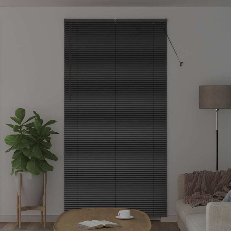 Horizontal/Venetian blind, Black, 220cm L x 120cm W