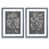 Cadre en papier gris