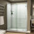 Flex 60" x 76.75" Pivot Semi-Frameless Shower Door-29346391