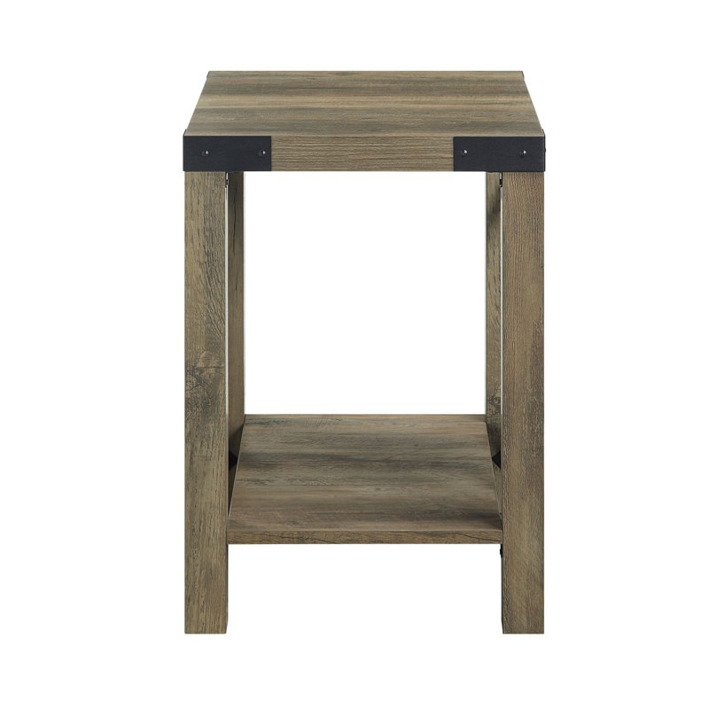 Abiram End Table Rustic