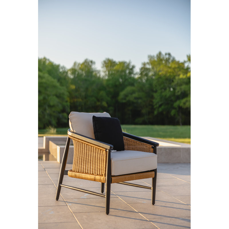Galloway Outdoor Dining Armchair, Canvas Natural