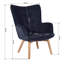 Drucker 68cm Wide Tufted Wingback Chair-1179919503