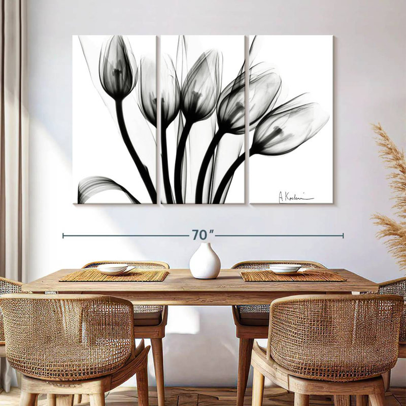 Harnek Marching Tulips, 42" H x 65" W