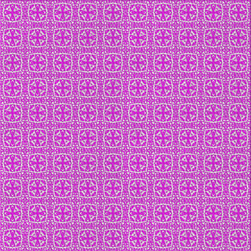 Tapis violet, Carré 7 pi