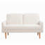 Velours, style salon moderne, construction chic 2 places,