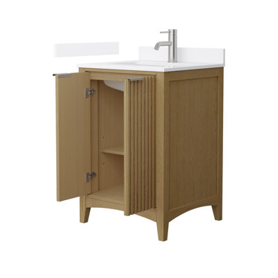 Palmilla 24" Freestanding Single Bathroom Vanity with Quartz Top