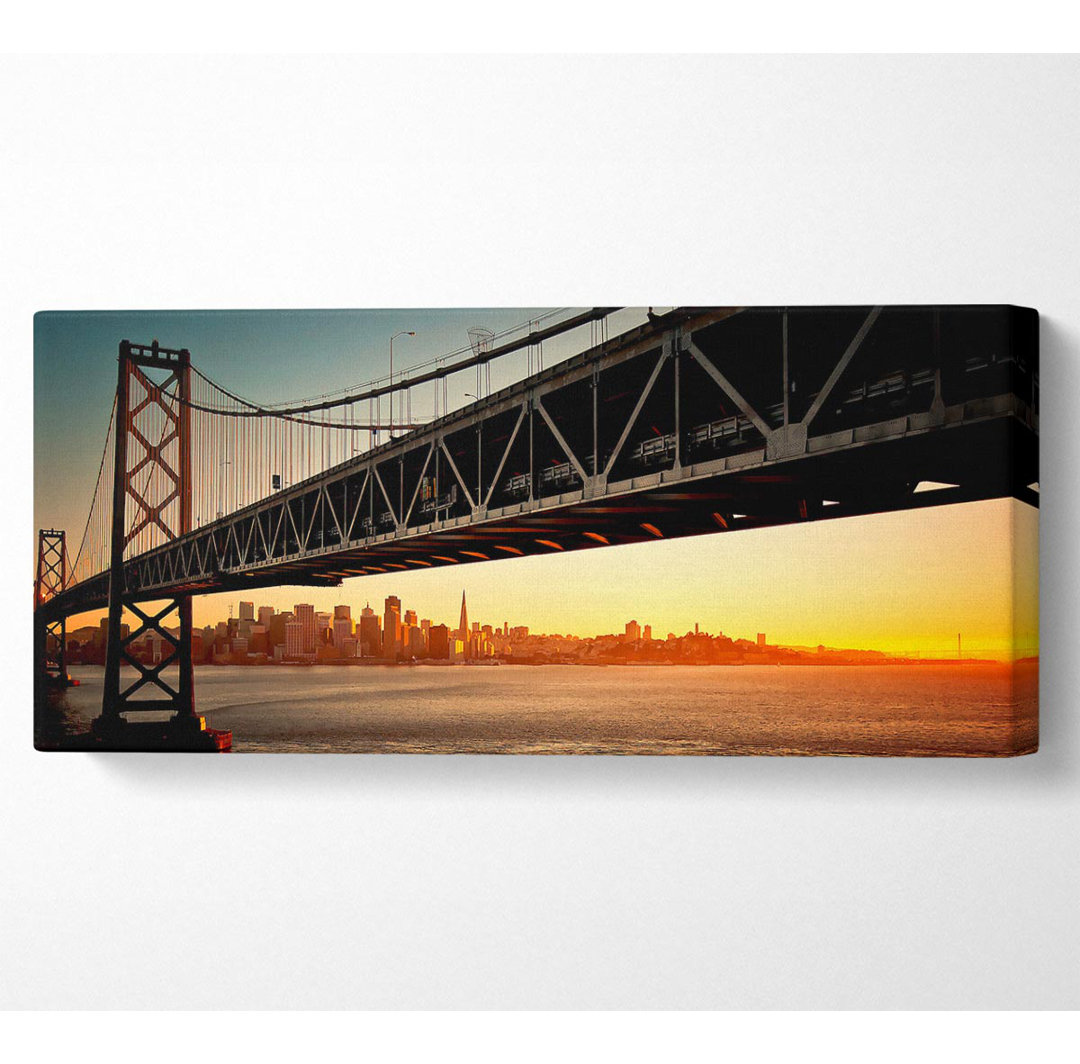 Oakland Bay Bridge San Francisco - Kunstdrucke auf Leinwand