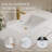 48" Wall-Mounted Bathroom Vanity Floating Single Sink Vanity with Stone Resin Top and Basin, 2 Soft Close Drawers-285095148
