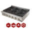 Kucht 36'' W Cooktop-33432933-36174876