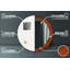 Huldar Glass Flat Wall Mirror