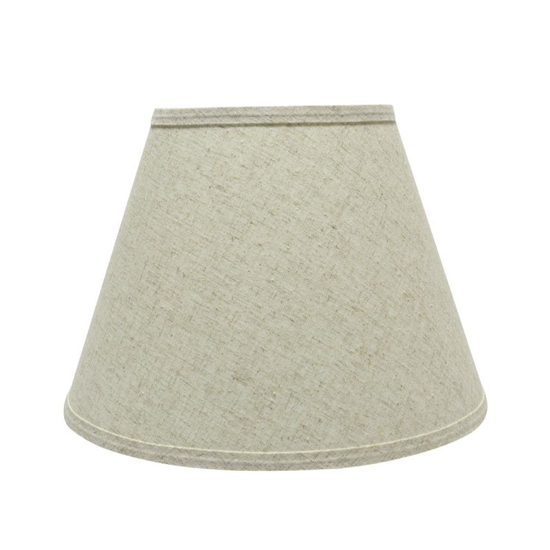 Jacquard Textured Fabric Empire Lamp shade ( Spider ), Beige, 9.5" H x 13" W x 7" D