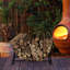 ZiZi 95cm W Wood Log Rack
