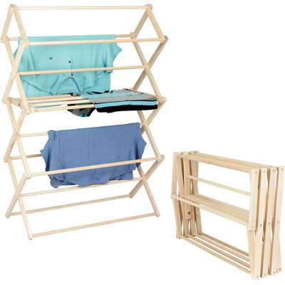 Woodworks Clothes Drying Rack Solid Maple Hard Wood Laundry Rack For Blankets Towels Bedding More Woodworks Clothes Drying Rack Solid Maple Hard Wood Laundry Rack For Blankets Towels Bedding More