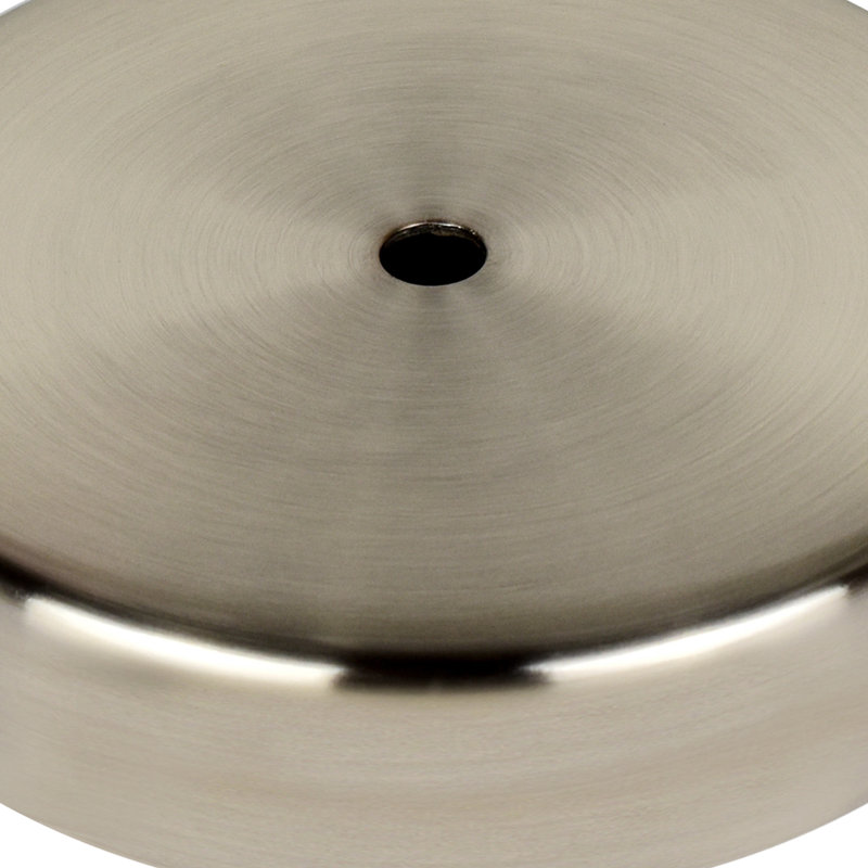 Luminaire suspendu simple 1 lumière Mist, Nickel satiné, Miel