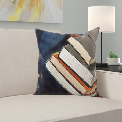 Coussin décoratif books