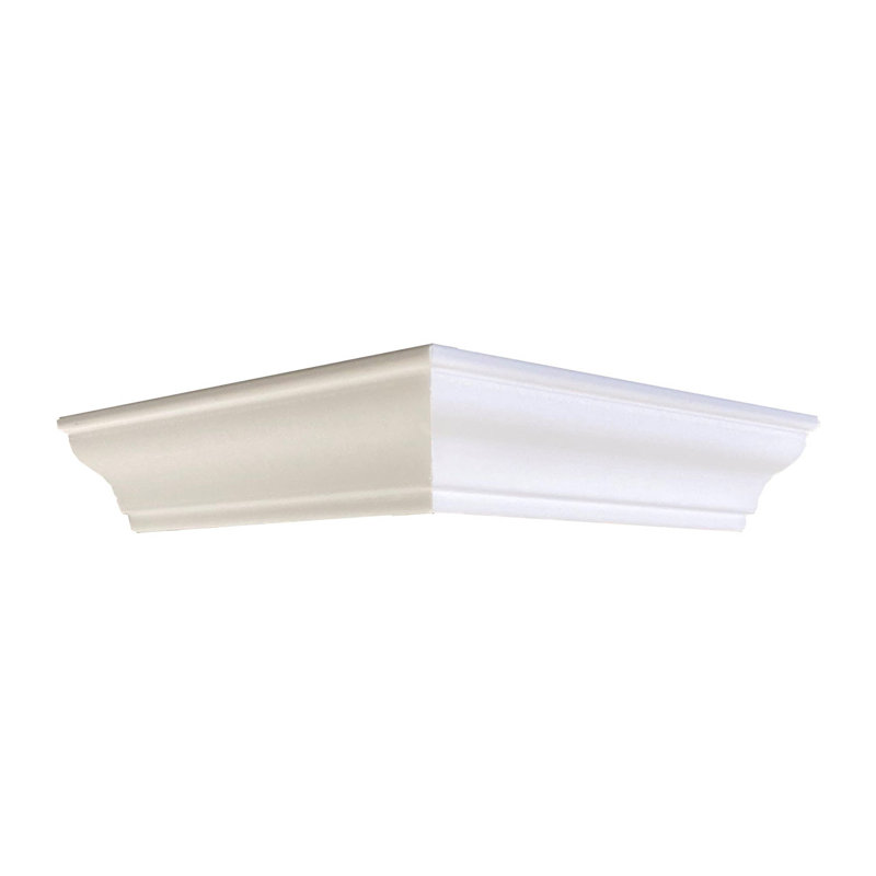 Julio 6.5 ft White Styrofoam Crown Molding