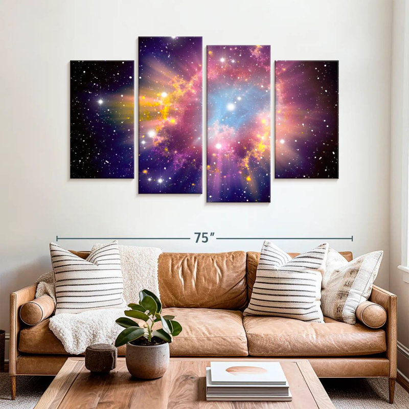 Oberle Stellar Supernova Explosion, 48"H x 75"W