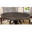 Table de salle à manger ronde rustique 60,4 po, rustique naturel-871091596