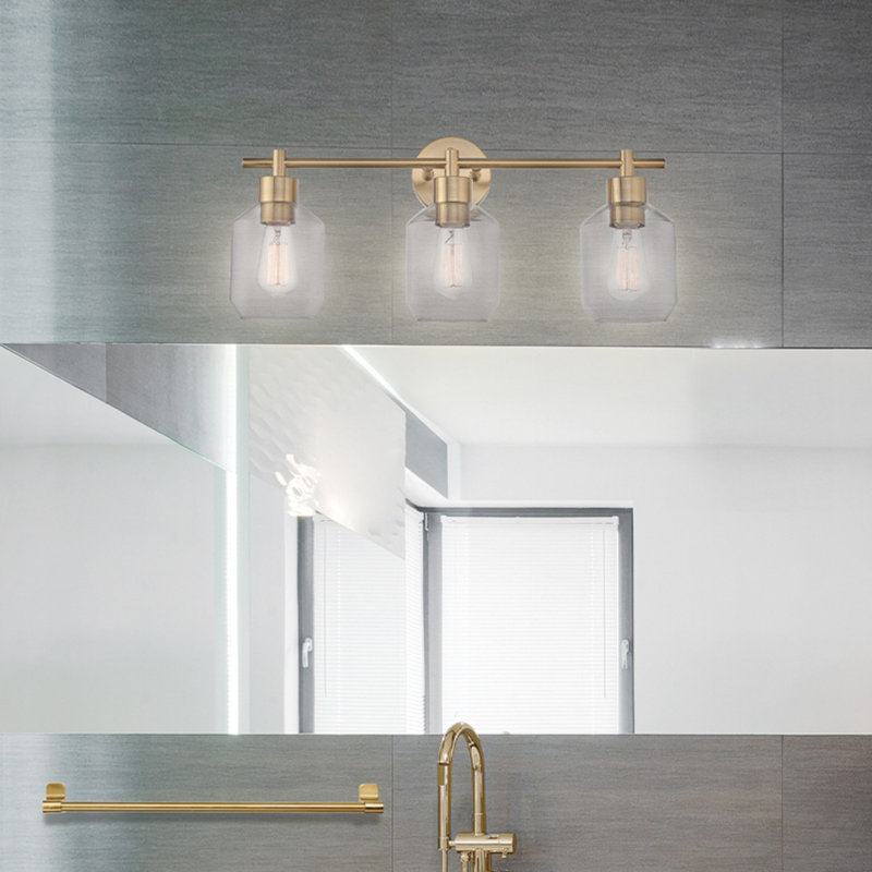 5-Piece Matte Brass All-In-One Bathroom Hardware Set, Brass