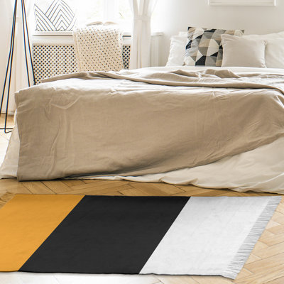 Chenille Striped Indoor Rug