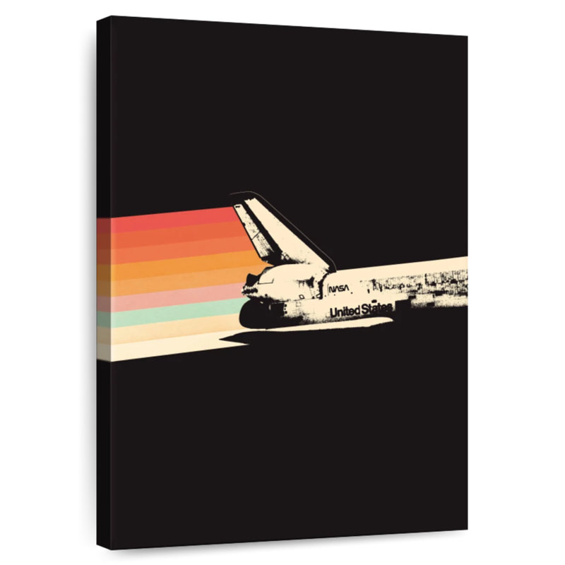Oberle Spaceship Rainbow, 51" H x 34" W