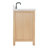 Cambridge 42.25'' Single Bathroom Vanity with Carrara Quartz Top-1796547358-1787912920-1787912921
