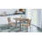 Alissa Solid Wood Base Dining Table