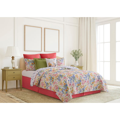Florian King 3-Piece Quilt Bedding Set