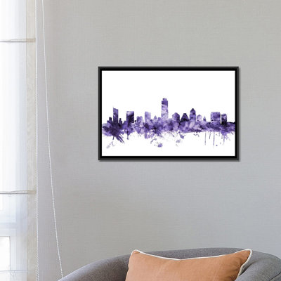 «Austin, Texas Skyline» par Michael Tompsett, impression sur toile tendue