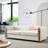 84.25" Modern Tufted Soft Velvet Round Arm Sofa for Living Room-1093682748