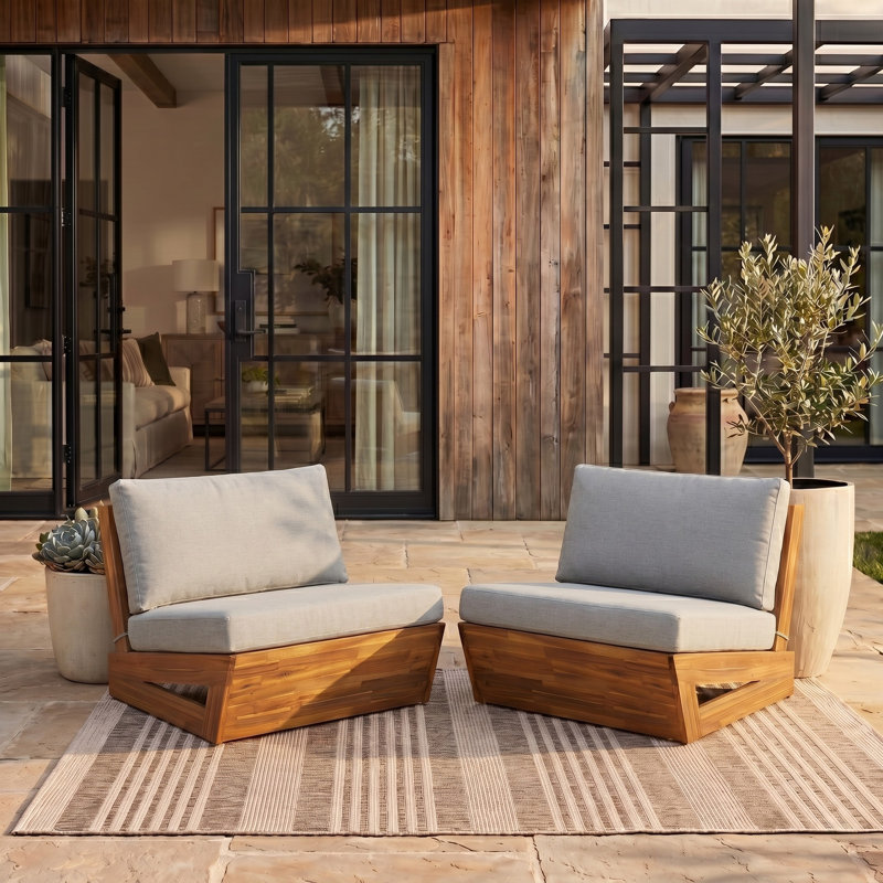 Frisina Lounge Chair, Gris clair