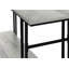 Console étroite en métal stratifié gris pour vestibule, canapé et salon, design moderne et contemporain